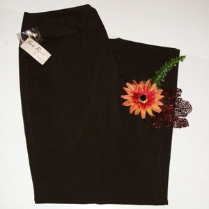 TARA RYAN 22W Brown Stretch Dress Pants NWT